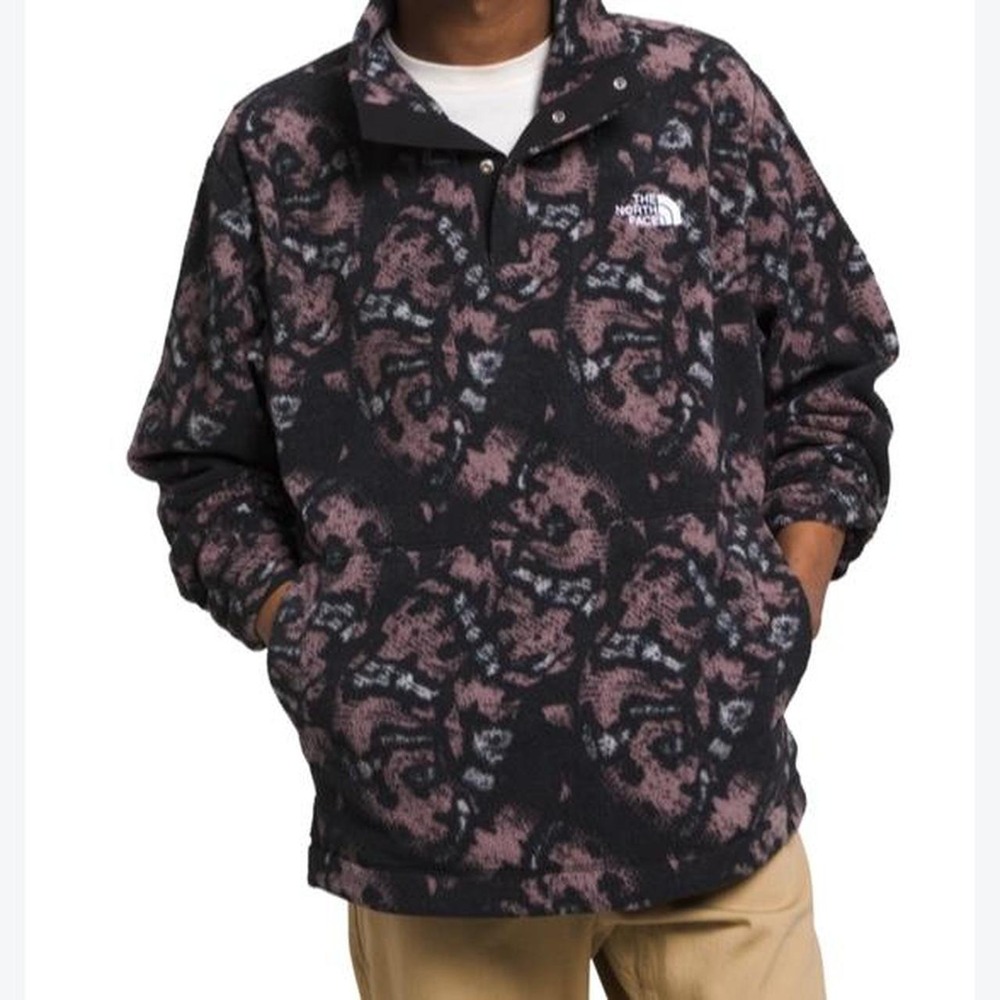 The Northface men's fleece snake charmer snap neck Gorpcore indie streetwear
